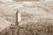 Wallace Monument Sepia by Buster Brown Photography