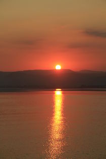 Sunset over the Sea of Galilee von Hanan Isachar