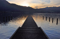 Bootssteg am Tegernsee by Frank Rother