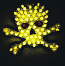 Neon Skull von Giorgio Giussani