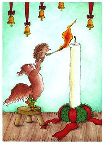 Weihnachten - Eine Kerze im Advent von Katja Kiefer