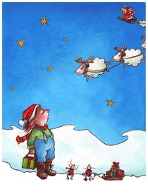 Weihnachten - Wo sind die Rentiere? von Katja Kiefer