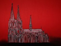 Pastellbild "Kölner Dom" von Anke Franikowski