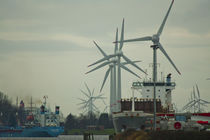 Windenergie am Hafen by michas-pix