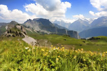 Swiss high Alps landscape by Graham Prentice