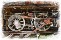 Classic train wheels by Graham Prentice