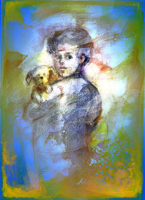 Boy with dog. von natogomes