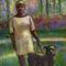 Woman-and-dog