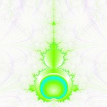 Mandelbrot in Green and Blue by objowl