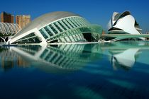 Valencia, Hemisfèric y Palau de les Arts  von Frank Rother
