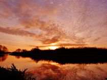 River Idle Stop Sunrise by John Dunbar