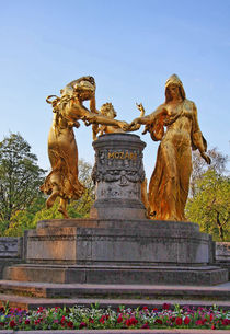 Mozartbrunnen von Wolfgang Dufner
