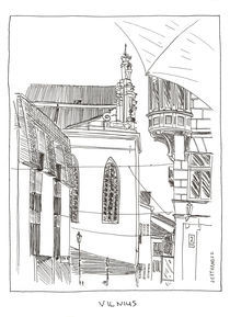Street View in The Old Town by Raimondas Žukauskas