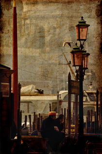 The gondolier's rest von Giuseppe Maria Galasso
