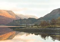 Dawn Reflections Loch Leven Scotland by Jacqi Elmslie