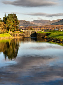 Caledonian Canal Lock Scotland by Jacqi Elmslie