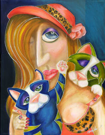 The Cat Lady, by Alma Lee von Alma  Lee