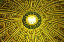 Rome- St.Peter's Basilica dome interior by Gautam Tingre