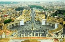 Rome- St.Peter's Basilica Square (Horizontal) von Gautam Tingre