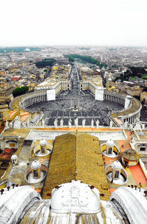 Rome- St.Peter's Basilica Square (Veritcal) von Gautam Tingre
