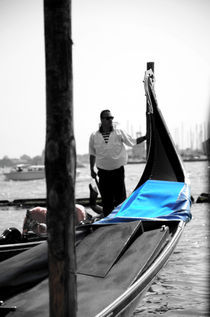 Venice- Gondola & Gondolier by Gautam Tingre