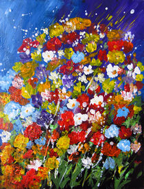 Flowers by Liudmyla Rozumna
