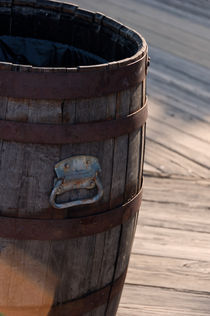 Barrel on a deck by keyan