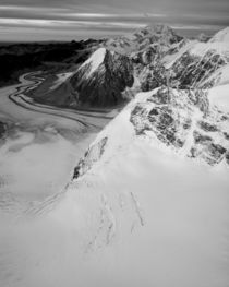 Aerial view of Mount McKinley and Alaska Range peaks by Danita Delimont