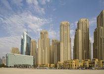 Jumeirah Beach Residence buildings and Al Fattan Towers by Danita Delimont