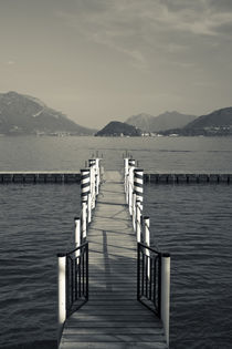 Lake pier by Danita Delimont