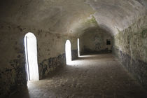 Interior of slave holding cell at Cape Coast Castle von Danita Delimont