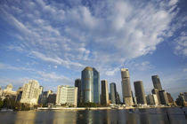 Skyscrapers and Brisbane Rive by Danita Delimont