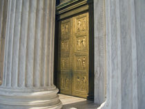 The front entrance of the United States Supreme Court building by Danita Delimont