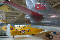 Edmonton: Alberta Aviation Museum Harvard WW2 Trainer & Sabre Jet (1950's) by Danita Delimont
