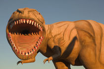 Detail of dinosaur statue by Danita Delimont