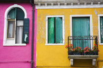 Colorful Burano City homes by Danita Delimont
