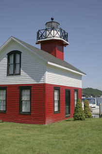 Lighthouse relocated shore in Douglas near Saugatuck Michigan by Danita Delimont