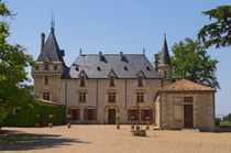 The main building of the estate Chateau de Pressac St Etienne de Lisse Saint Emilion Bordeaux Gironde Aquitaine France by Danita Delimont