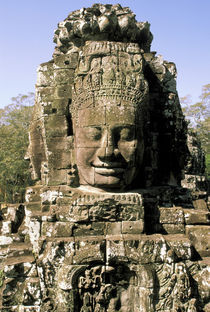 Heads of Bayon by Danita Delimont