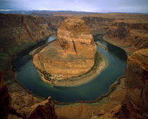 Horseshoe Bend showing erosion by the Colorado River by Danita Delimont