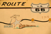 Holbrook Route 66 road mural by Danita Delimont