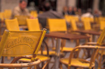 Cafe table detail in Old Town von Danita Delimont