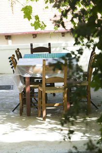 Vamos: Cafe Table by Danita Delimont