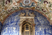 Colorful architectural detail of Obidos von Danita Delimont