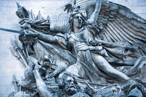 Detail of a heroic sculpture on the Arc de Triomphe von Danita Delimont