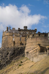 Beautiful famous giant Edinburgh Castle in capital of Edinburgh Scotland by Danita Delimont