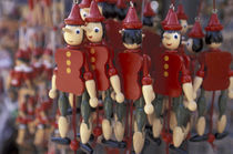 Home of Pinocchio; Pinocchio dolls for sale von Danita Delimont