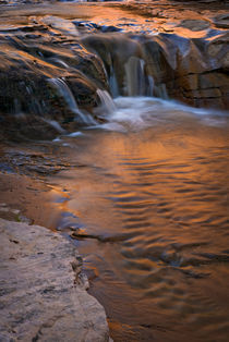 Waterfall in Coyote Gulch by Danita Delimont