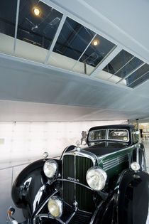 Zeppelin Museum mockup of the Hindenburg and Mayback Automobile from the 1930s von Danita Delimont