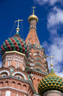Basil's Cathedral (aka Pokrovsky Sobor or Cathedral of the Intercession of the Virgin on the Moat) by Danita Delimont